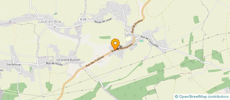 localisation de l'entreprise SCI F.D.  SALINS