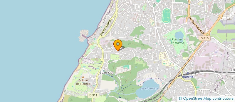 localisation de l'entreprise SCI F.D.J. à BIARRITZ