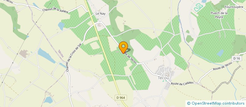 localisation de l'entreprise SCI F.D ROCHEREAU  TECOU