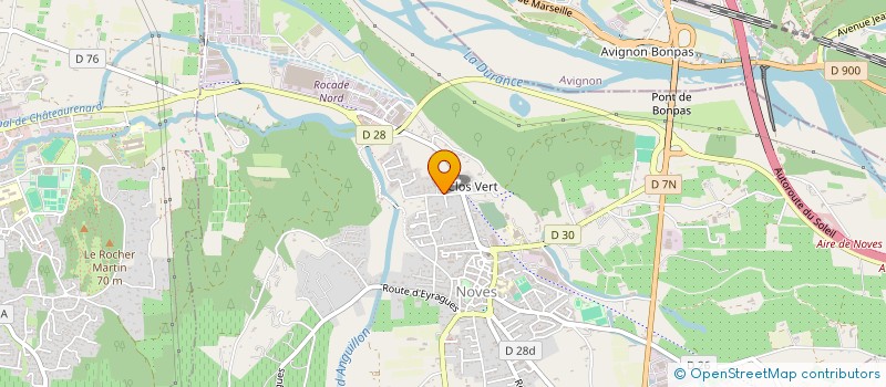 localisation de l'entreprise SCI F.D.S.  NOVES