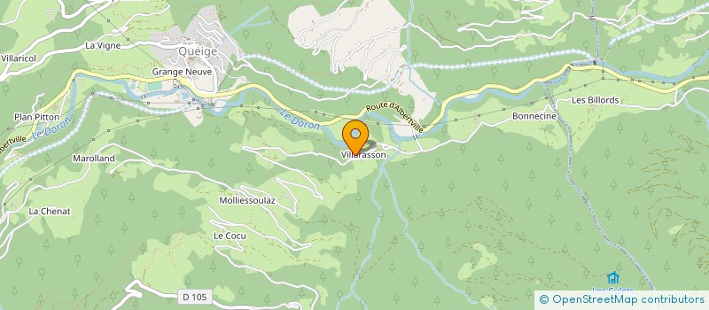 localisation de l'entreprise SCI F.D.V.A.  QUEIGE