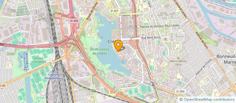 localisation de l'entreprise SCI F DELHAYE à CRETEIL