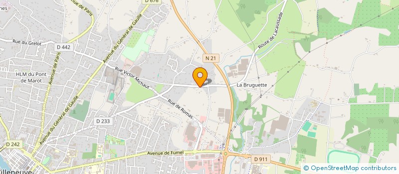 localisation de l'entreprise SCI F.E.  VILLENEUVE-SUR-LOT