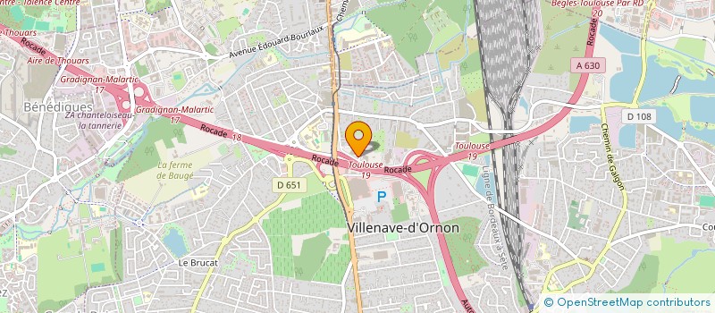 localisation de l'entreprise SCI F.E.A.M.E.  VILLENAVE-D'ORNON