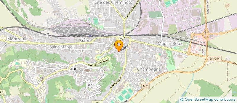 localisation de l'entreprise SCI F.E.B.1 à LAON