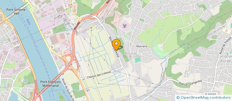 localisation de l'entreprise SCI F.E.J.  BOULIAC