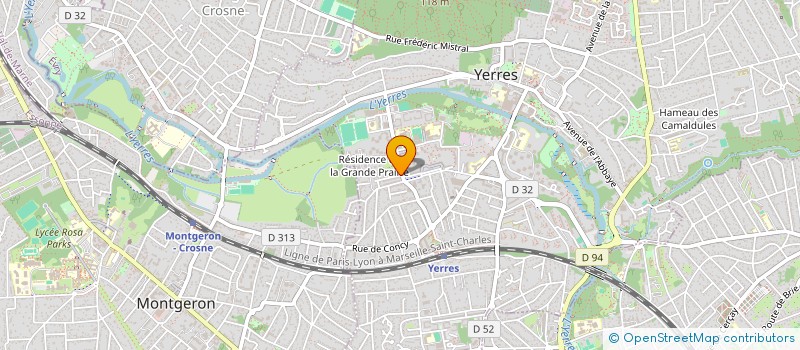 localisation de l'entreprise SCI F.E.M.O.  YERRES