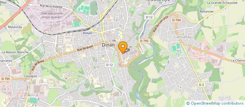 localisation de l'entreprise SCI  F E R S  DINAN