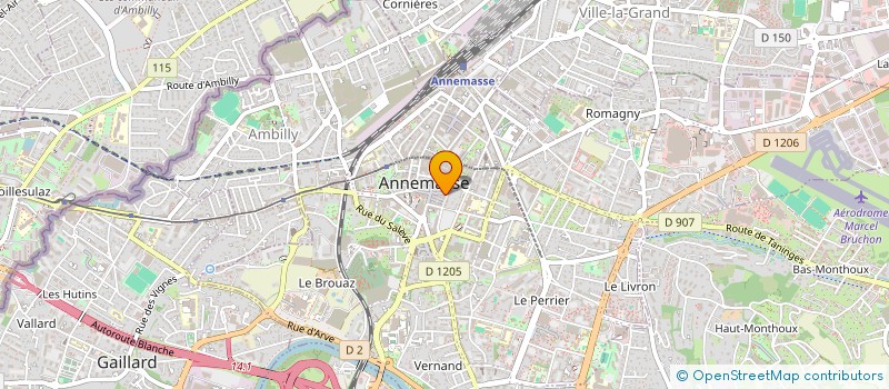 localisation de l'entreprise SCI F.E.R.T. à ANNEMASSE