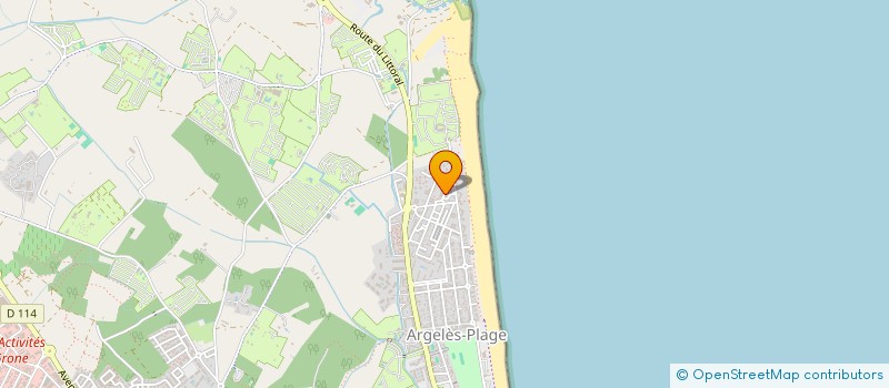 localisation de l'entreprise SCI F ET B THOMASSIN à ARGELES-SUR-MER