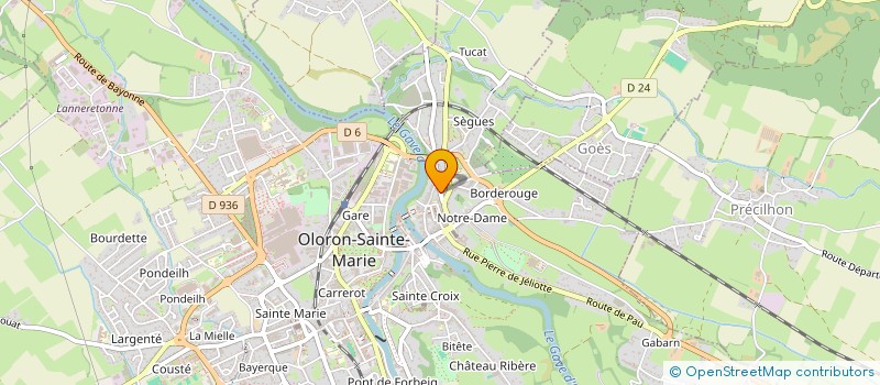 localisation de l'entreprise SCI F.F.64  OLORON-SAINTE-MARIE