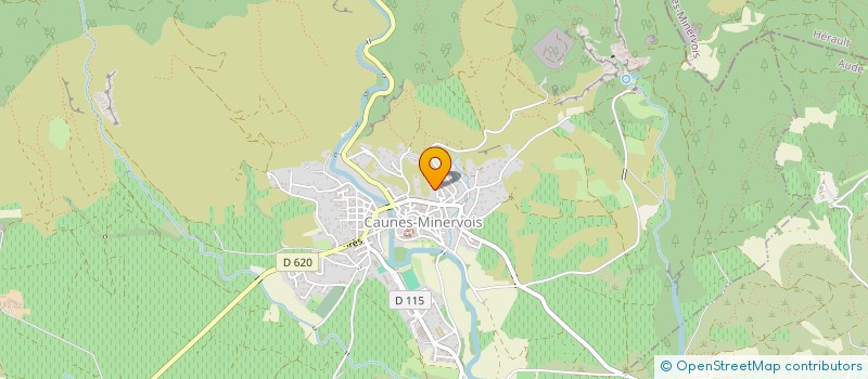 localisation de l'entreprise SCI F F B  VILLENEUVE-MINERVOIS