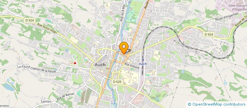 localisation de l'entreprise SCI F.F.C. à AUCH