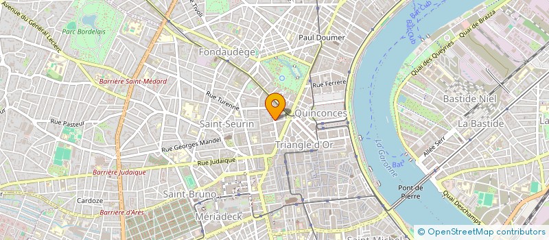 localisation de l'entreprise SCI F & F GUIRAUD  BORDEAUX