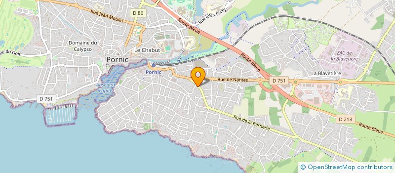 localisation de l'entreprise SCI F.G.  PORNIC