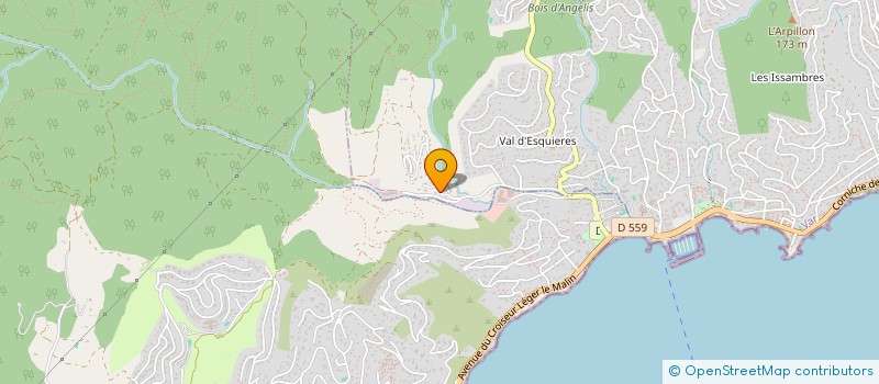 localisation de l'entreprise SCI F&G à SAINTE-MAXIME