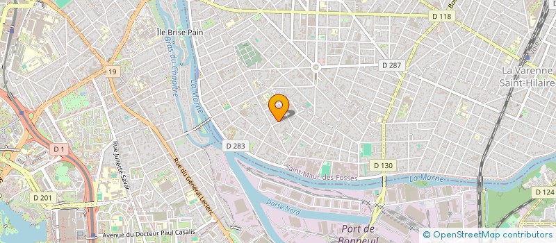 localisation de l'entreprise SCI  F.G.B.A. à SAINT-MAUR-DES-FOSSES