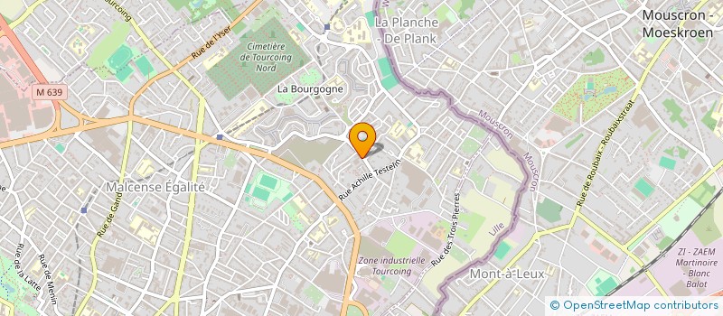 localisation de l'entreprise SCI F.G.F.  TOURCOING