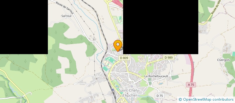 localisation de l'entreprise SCI F.G.F.M.  SAINT-CHELY-D'APCHER