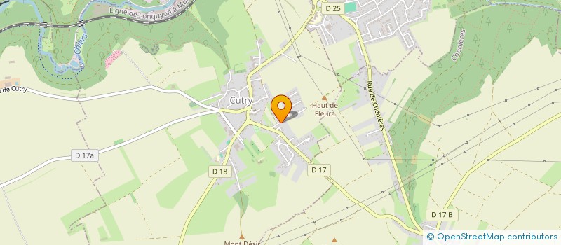 localisation de l'entreprise SCI F&G IMMO  CUTRY