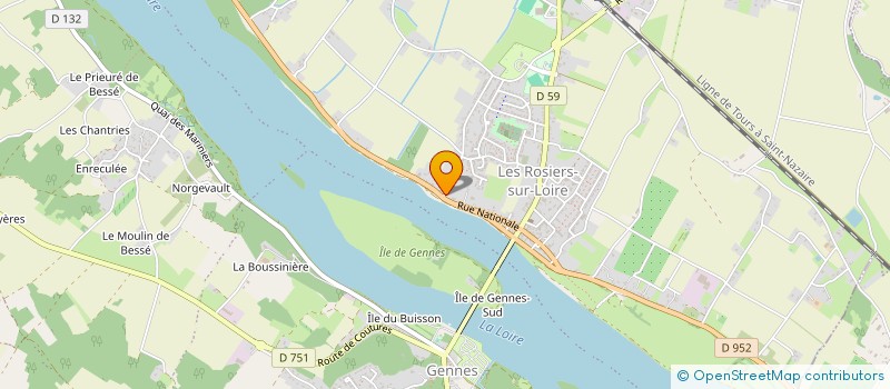 localisation de l'entreprise SCI F.G.K. à GENNES-VAL-DE-LOIRE