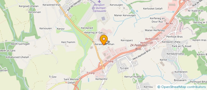 localisation de l'entreprise SCI F.G.L.  PLUGUFFAN