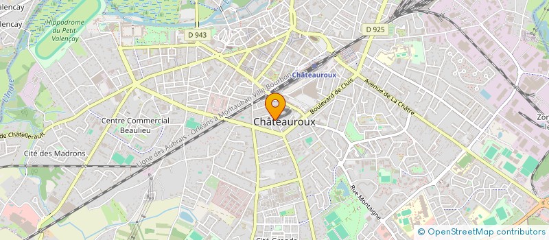 localisation de l'entreprise SCI F.G.L à CHATEAUROUX