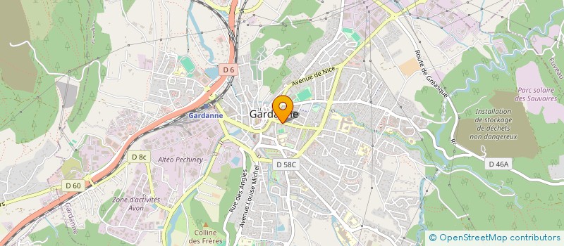 localisation de l'entreprise SCI F GRAS à GARDANNE