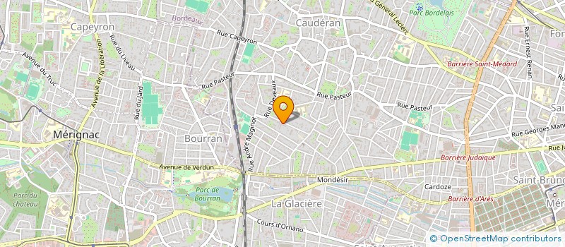 localisation de l'entreprise SCI F&GV  BORDEAUX