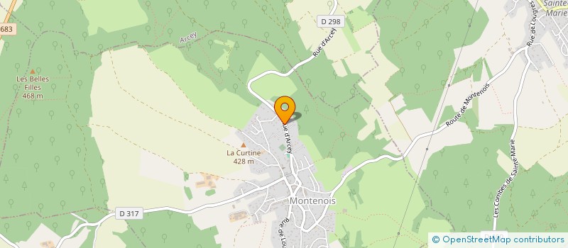 localisation de l'entreprise SCI F.I.F.A.  MONTENOIS