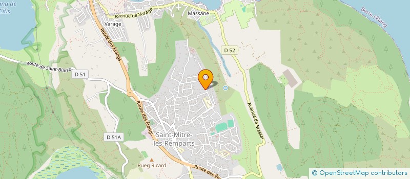 localisation de l'entreprise SCI F.I.H.J  SAINT-MITRE-LES-REMPARTS