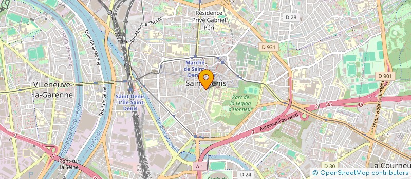 localisation de l'entreprise SCI F IMMO à SAINT-DENIS