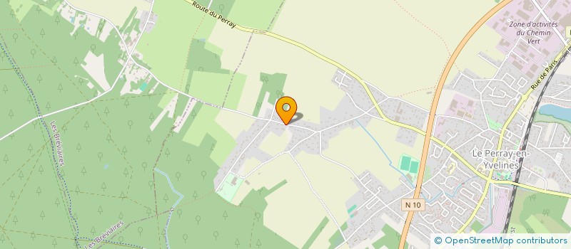 localisation de l'entreprise SCI F.J.M.  LE PERRAY-EN-YVELINES