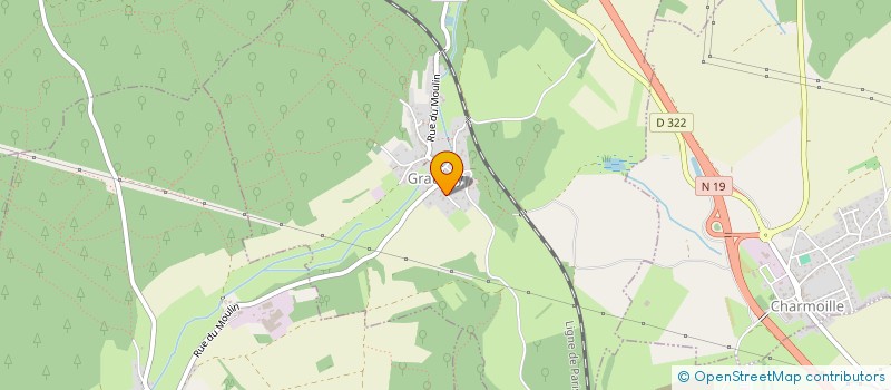 localisation de l'entreprise SCI F.J.M. LAB.  GRATTERY