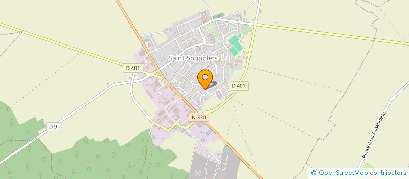 localisation de l'entreprise SCI F.K  SAINT-SOUPPLETS