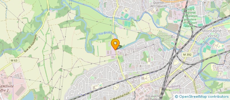 localisation de l'entreprise SCI  F-L  ECKBOLSHEIM