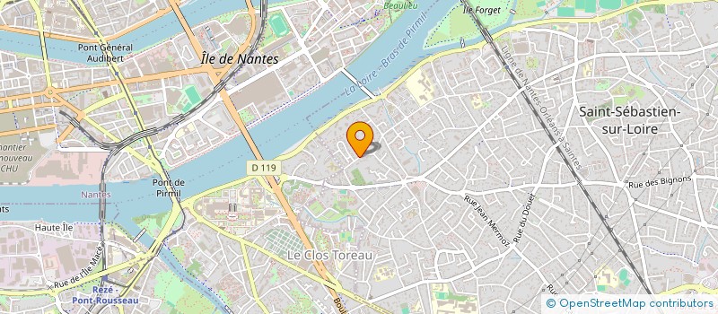 localisation de l'entreprise SCI F.L.C PIQUEROUGE  SAINT-SEBASTIEN-SUR-LOIRE