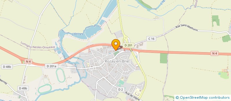 localisation de l'entreprise SCI F.L.D  ROZAY-EN-BRIE