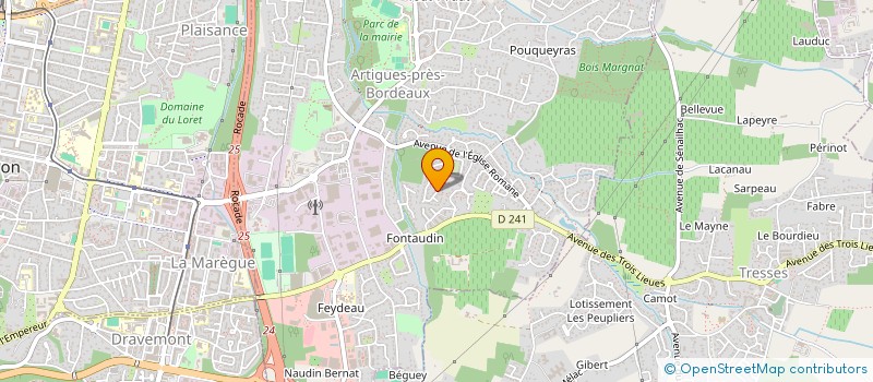 localisation de l'entreprise SCI F.L.E  ARTIGUES-PRES-BORDEAUX