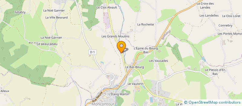 localisation de l'entreprise SCI F.L.G  HENON