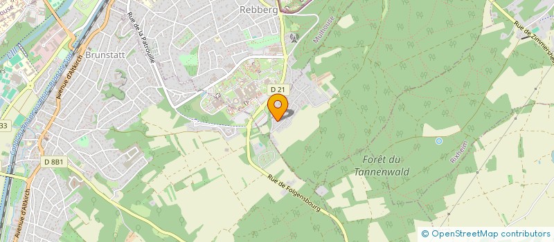 localisation de l'entreprise SCI F.L.G  RIEDISHEIM