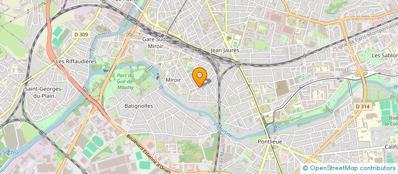 localisation de l'entreprise SCI F.L.I.  LE MANS