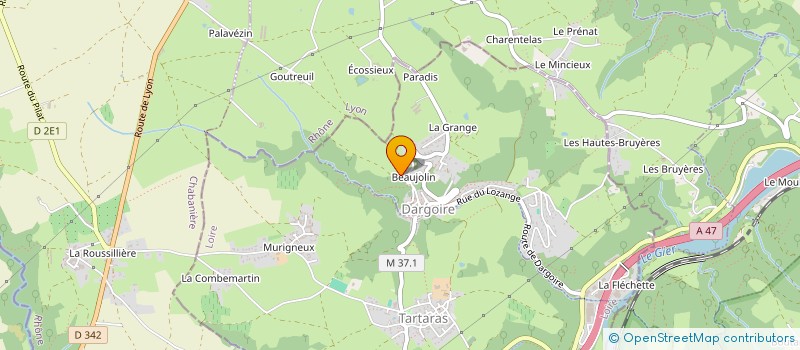 localisation de l'entreprise SCI F.L. IMMOPRO  DARGOIRE