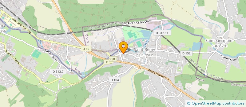 localisation de l'entreprise SCI F.L.K. à SAINT-REMY-SUR-AVRE