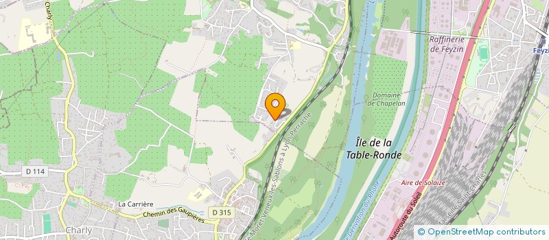 localisation de l'entreprise SCI F.L.PATRIMOINE  IRIGNY