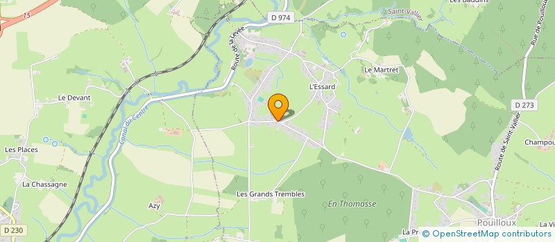 localisation de l'entreprise SCI F.L.Y  POUILLOUX