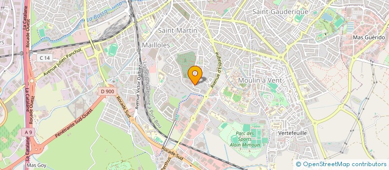 localisation de l'entreprise SCI F.LOCATION  PERPIGNAN
