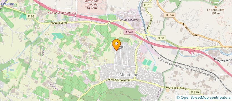 localisation de l'entreprise SCI F.M à LA CRAU