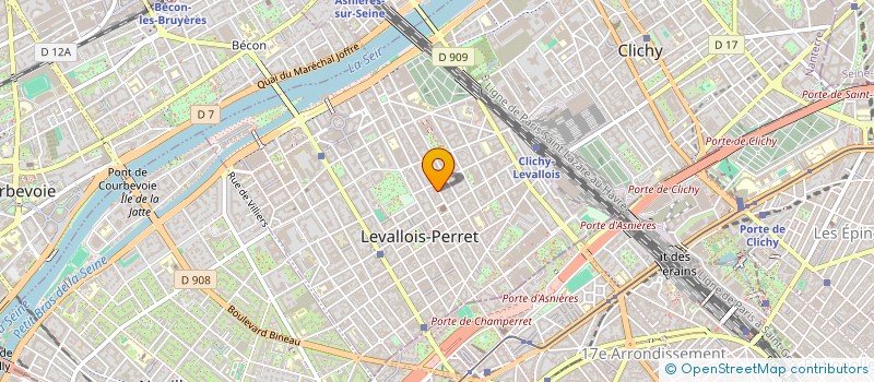 localisation de l'entreprise SCI F.M. à LEVALLOIS-PERRET