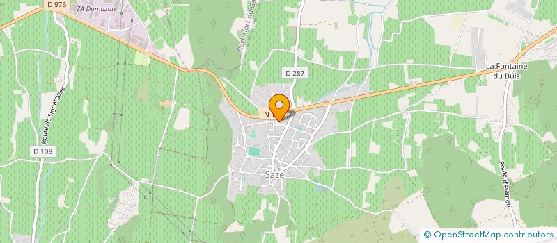 localisation de l'entreprise SCI F M  SAZE